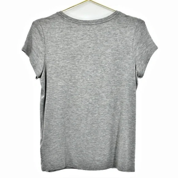 BRIT.NY Gray Star Embellished Tee Size Small NWT - Picture 4 of 10